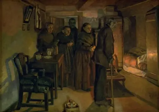 At a Deathbed, by Unknown