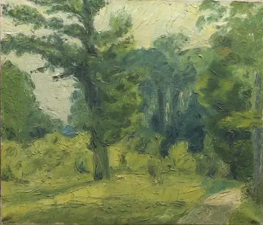 At the Edge of the Wood, by Unknown