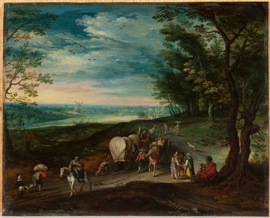 Auf der Landstraße, by Unknown, 1850