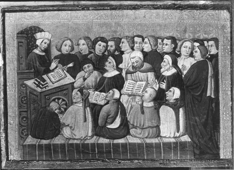 Augustinus als Lehrer, by Unknown, 1390