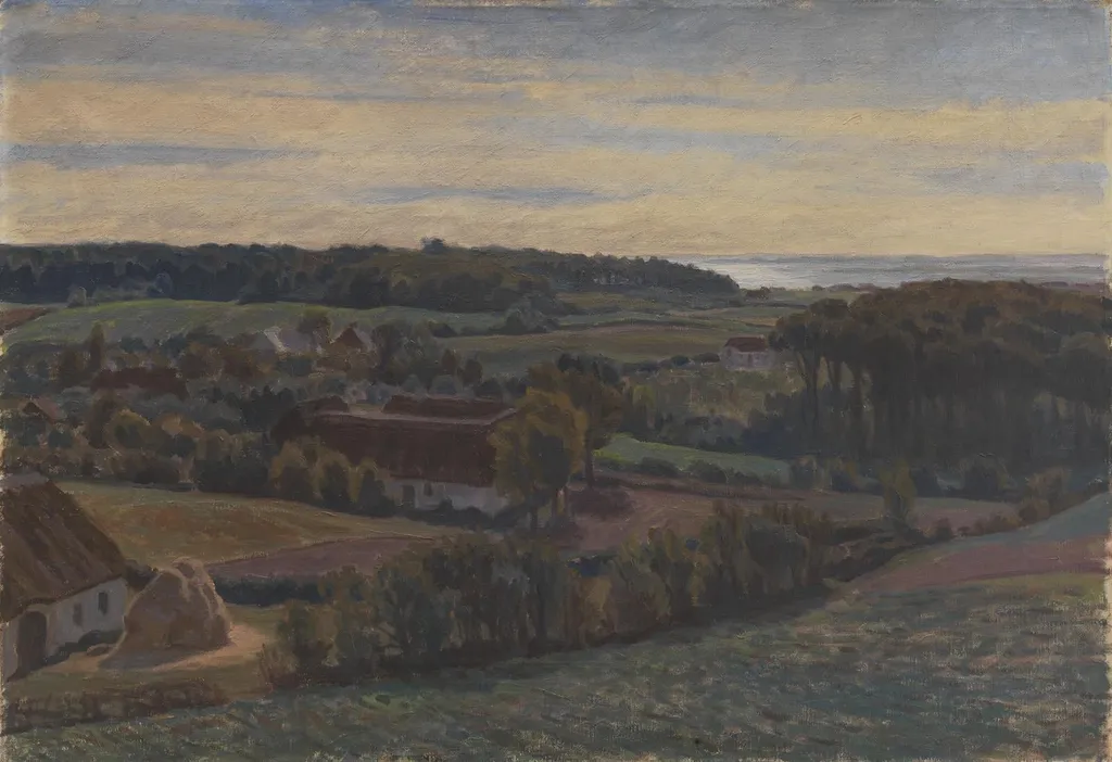Autumn Landscape, by Unknown, unspecified, 1918