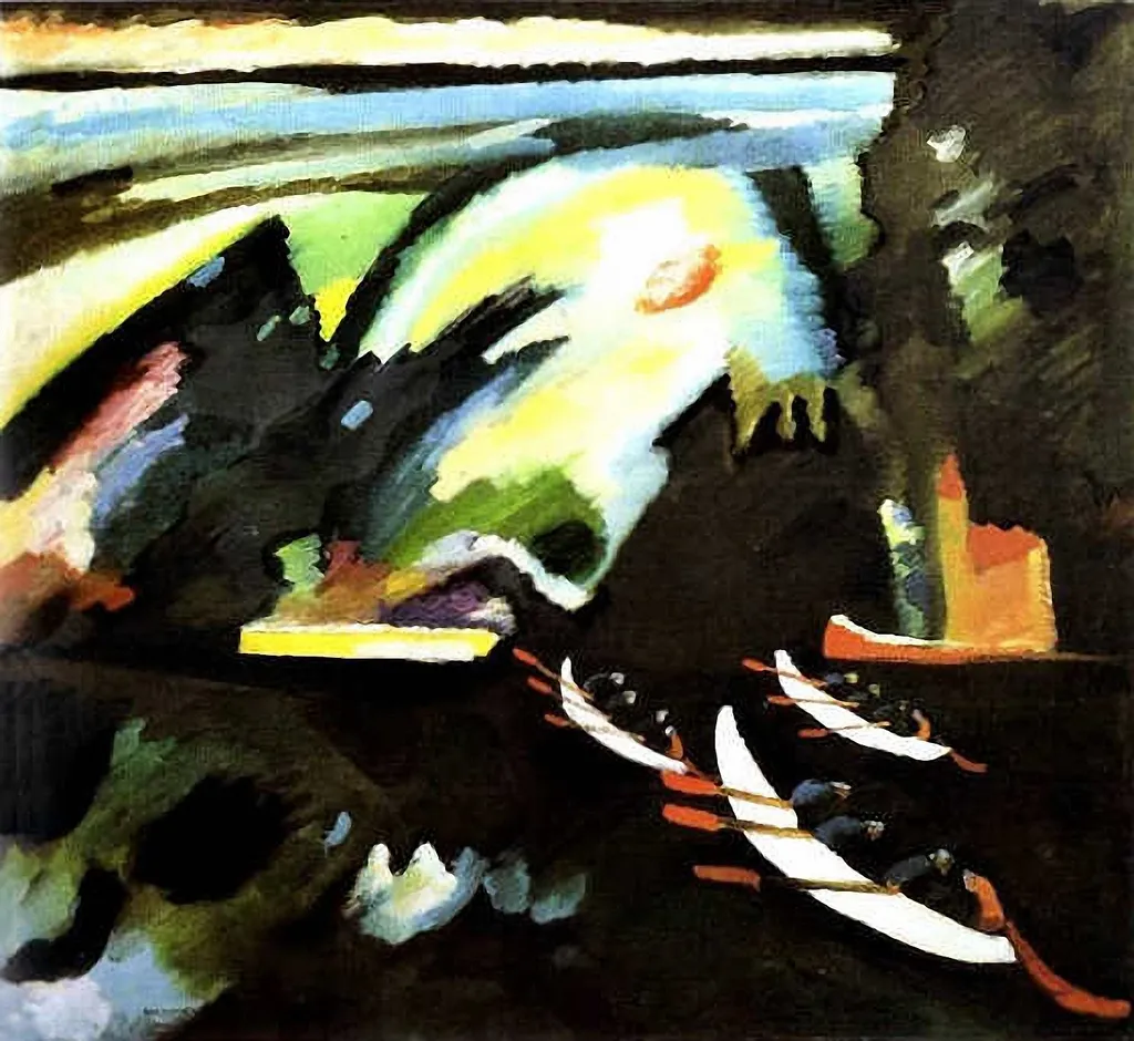 Озеро, by Unknown, unspecified, 1910