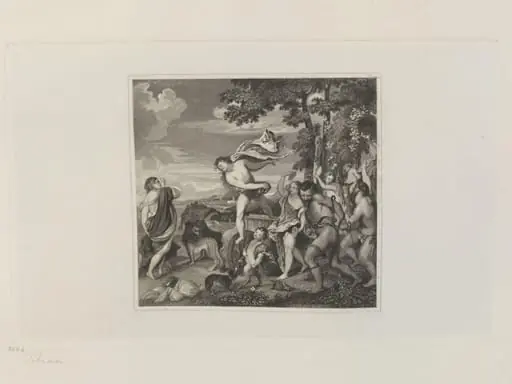 Bacchus and Ariadne, by Unknown