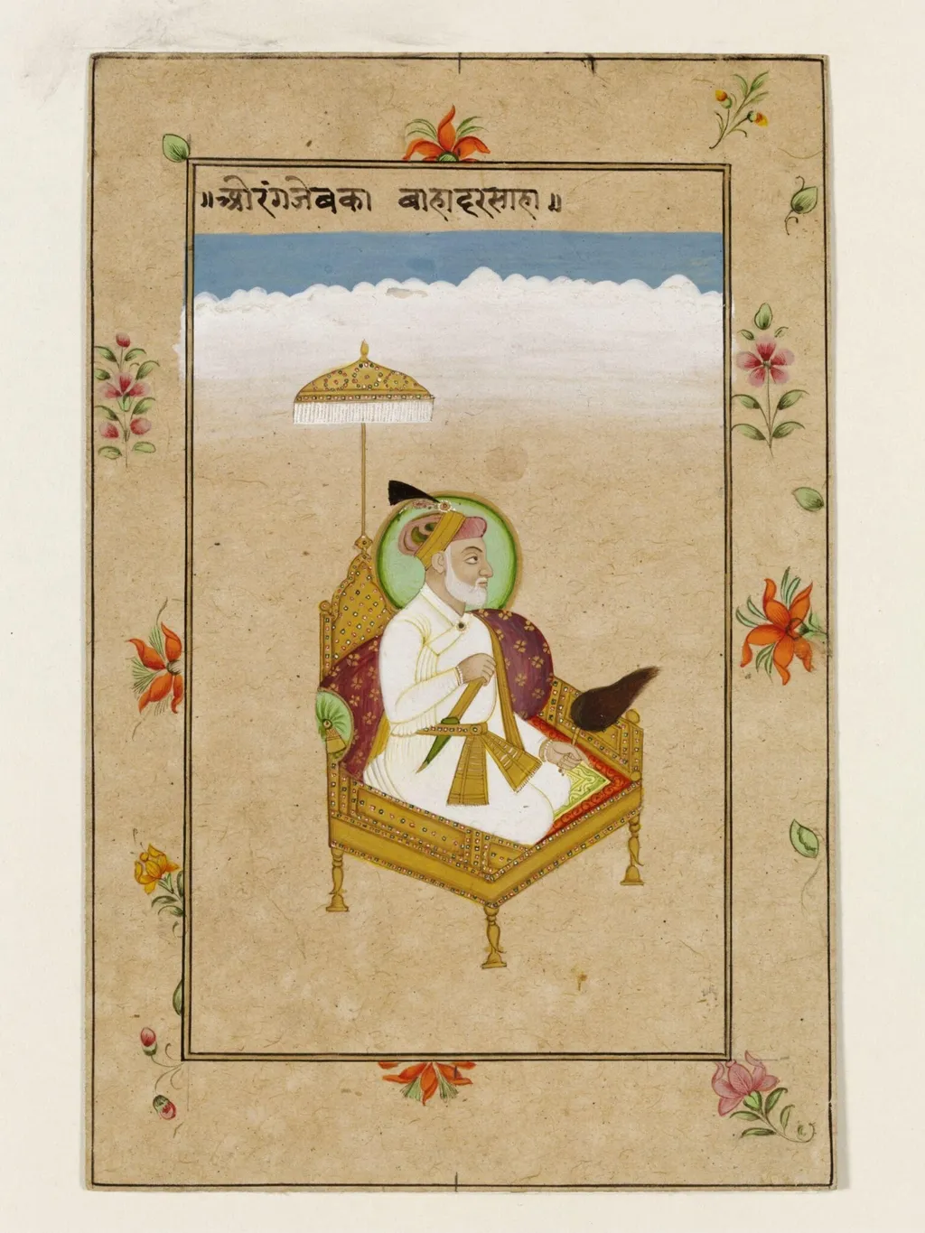 Bahadur Shah, by Unknown, paint, 1890