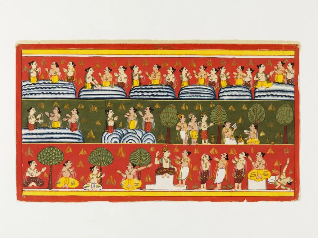 Balarama, by Unknown, paint, 1730