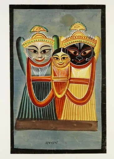 Balbhadra, Subhadra and Jagannatha, by Unknown
