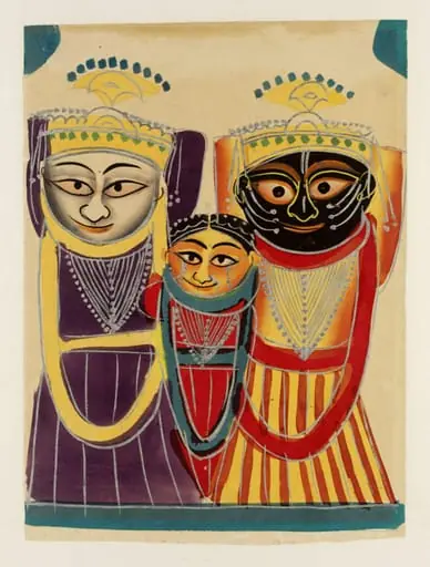 Balbhadra, Subhadra and Jagannatha, by Unknown