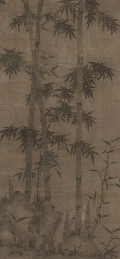 Bamboo in Four Seasons: Autumn, by Unknown, unspecified, 1324