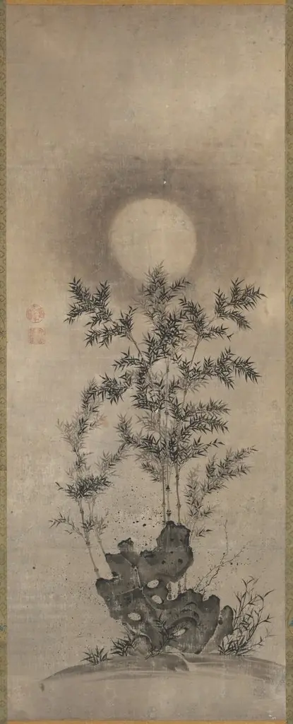 Bamboo in Moonlight, by Unknown
