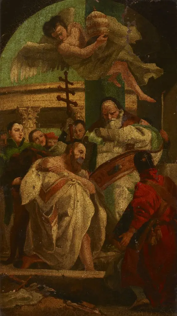 Baptism of King Chlodwig I (ca. 466–511), by Unknown