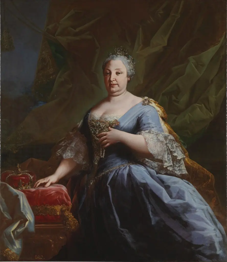 Bárbara de Braganza reina de España, by Unknown