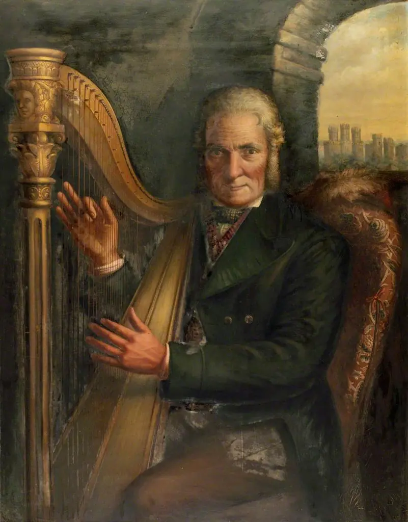 Bardd y Brenin, Edward Jones (1752–1824), by Unknown, 1900