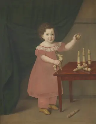 Barneportræt, by Unknown, 1822