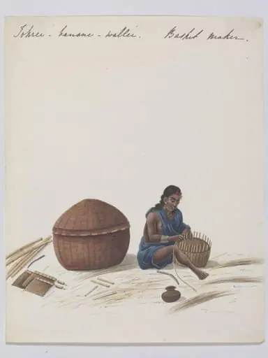 Basket maker, by Unknown