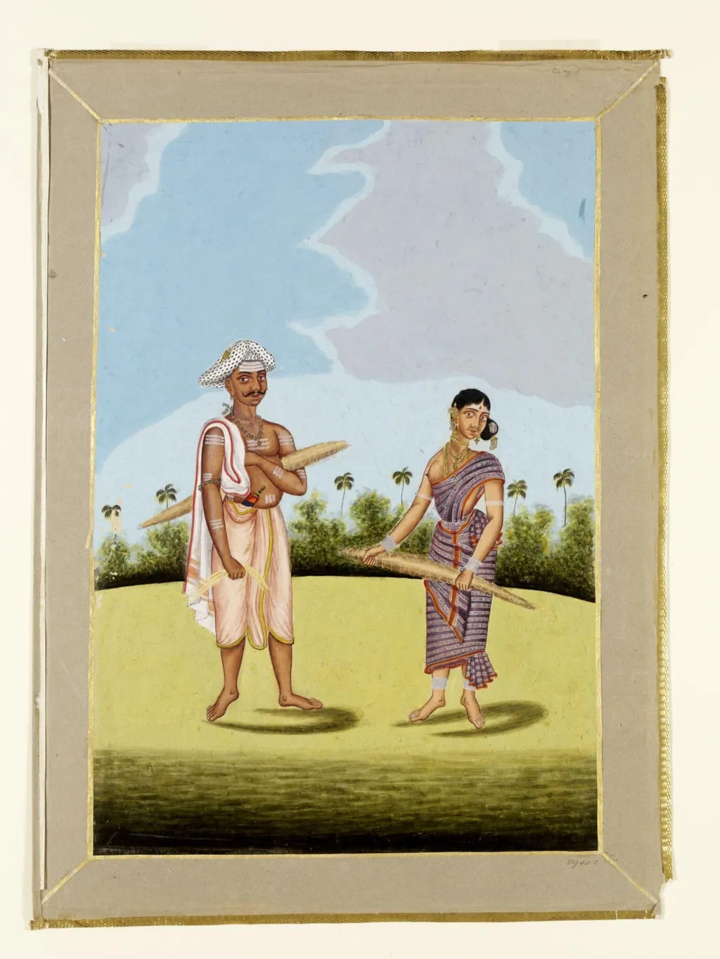 Basket-makers, by Unknown, paint, 1800