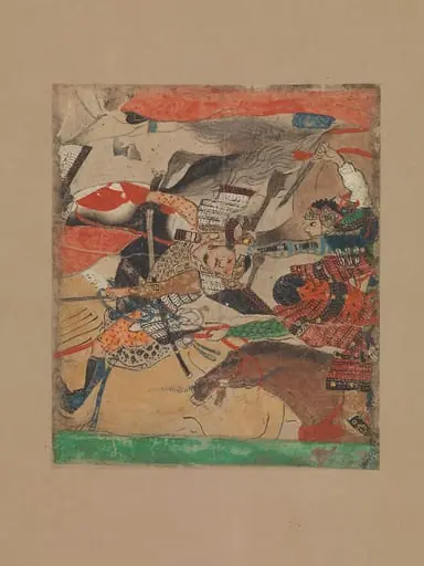 六波羅合戦　平治物語絵巻　断簡|Battle at Rokuhara, from The Tale of the Heiji Rebellion, by Unknown, 1325