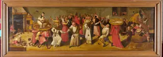 Battle between Carnival and Lent, by Unknown, 1600