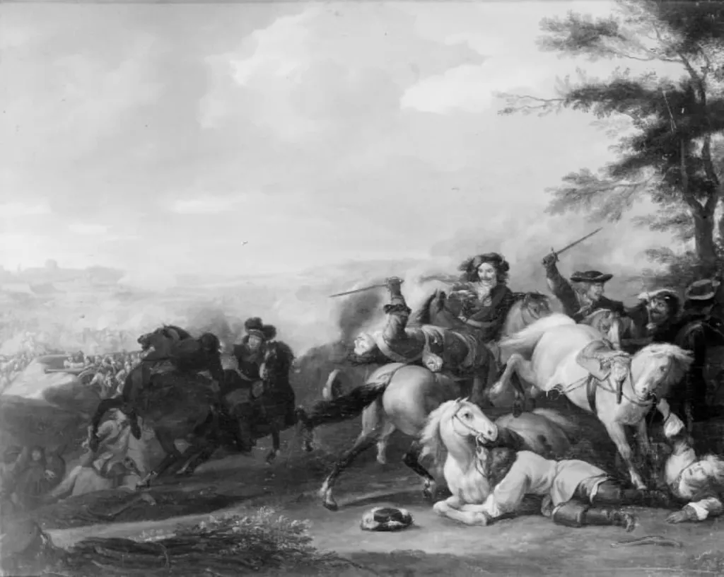 Battle Scenery, by Unknown, 1750
