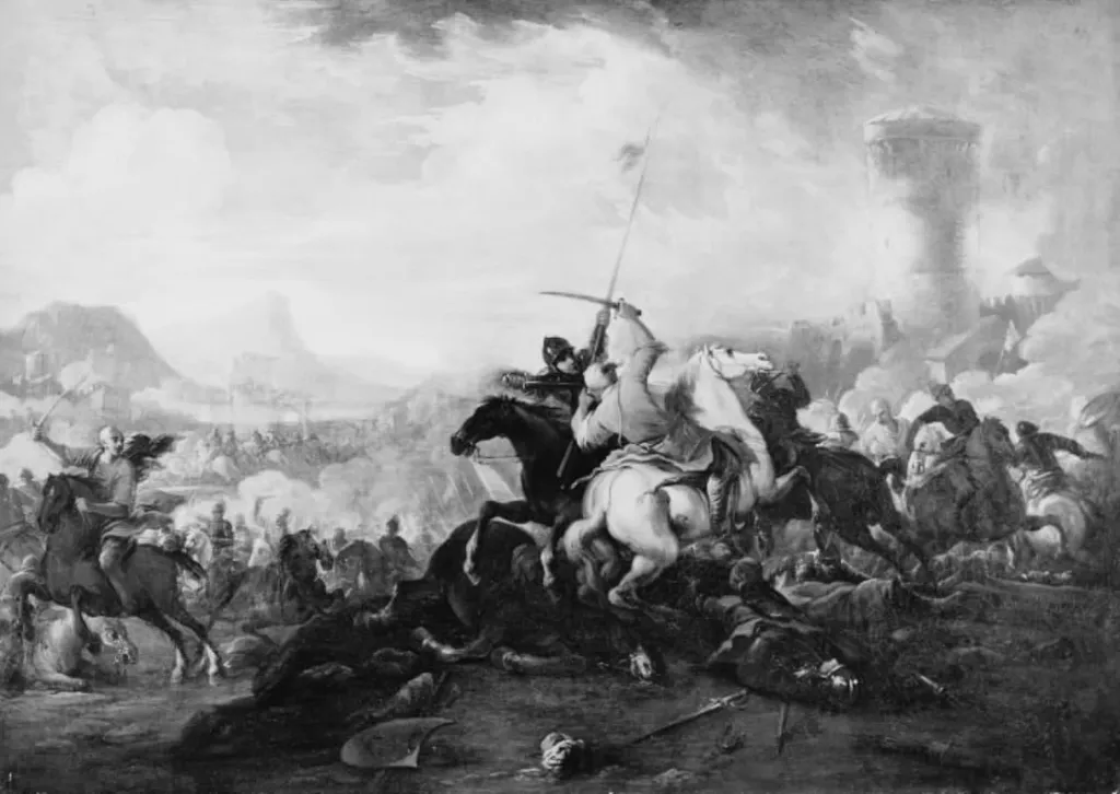 Battle Scenery, by Unknown, 1750