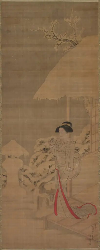 Beauty (Bijin) in the Snow, by Unknown