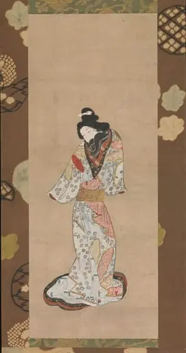 寛文美人図|Beauty of the Kanbun Era, by Unknown