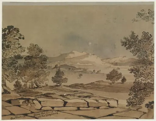 Bethlehem from the Field of the Shepherds, by Unknown