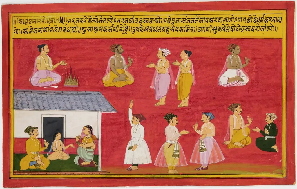 Bhaavata Purana (2 of 4 illustrations), by Unknown