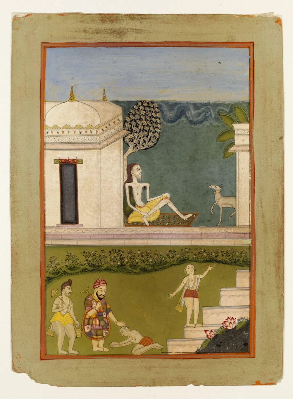 Bhairava Raga, by Unknown, paint, 1770
