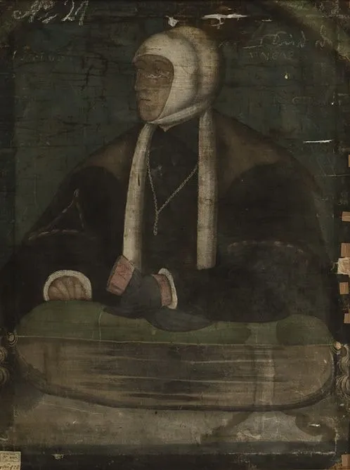Bildnis der Königin Maria von Ungarn, by Unknown, unspecified, 1549