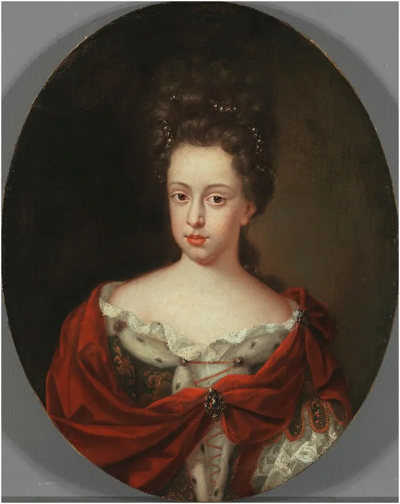 Bildnis der Leopoldine Eleonore, Tochter des Kurfürsten Philipp Wilhelm von der Pfalz, by Unknown