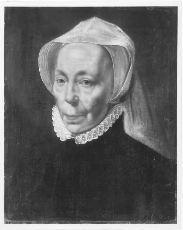 Bildnis einer alten Frau, by Unknown