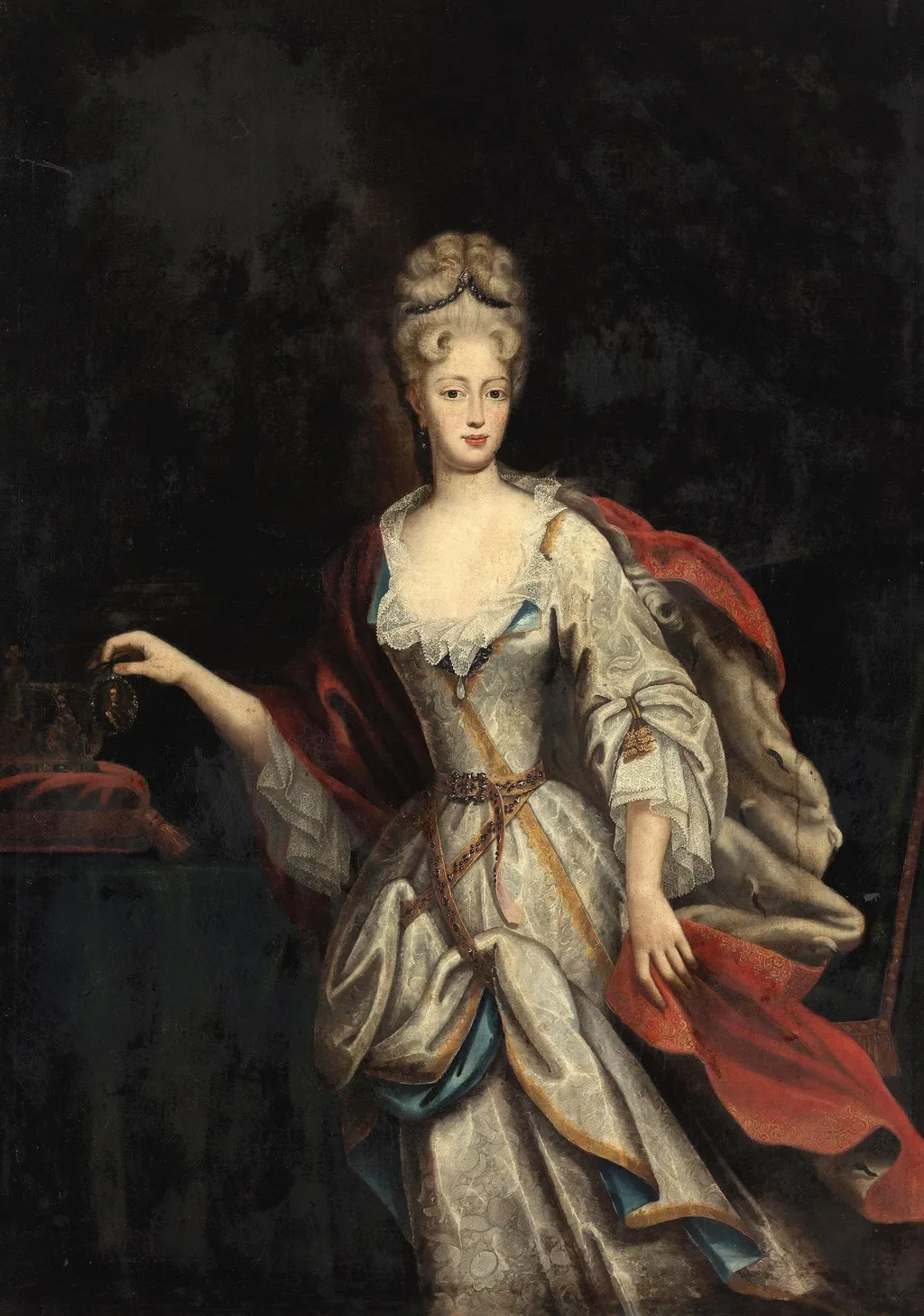 Bildnis einer Fürstin, by Unknown, oil, 1707