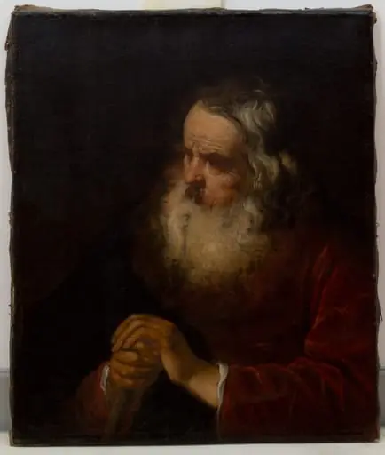 Bildnis eines alten Mannes, by Unknown