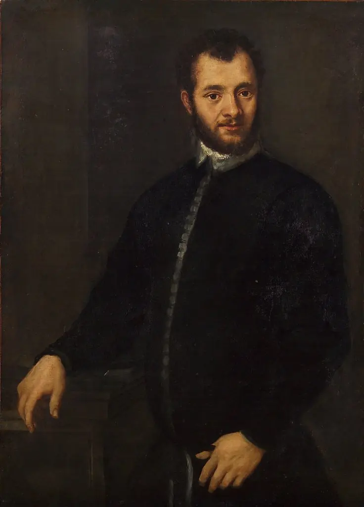 Bildnis eines jungen Mannes in Schwarz, by Unknown