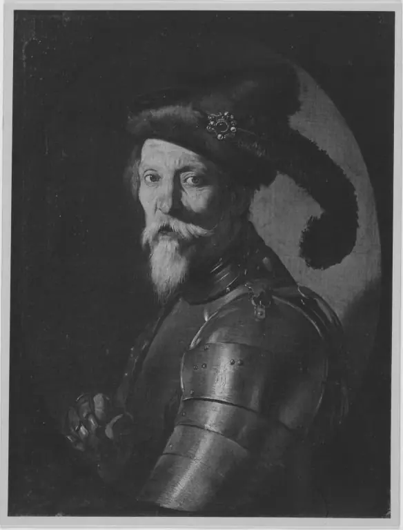 Bildnis eines Kriegers (angeblich), by Unknown