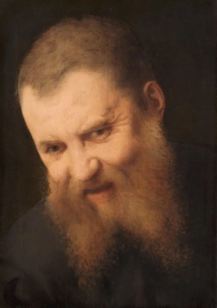 Bildnis eines lachenden rotblonden, bärtigen Mannes, by Unknown