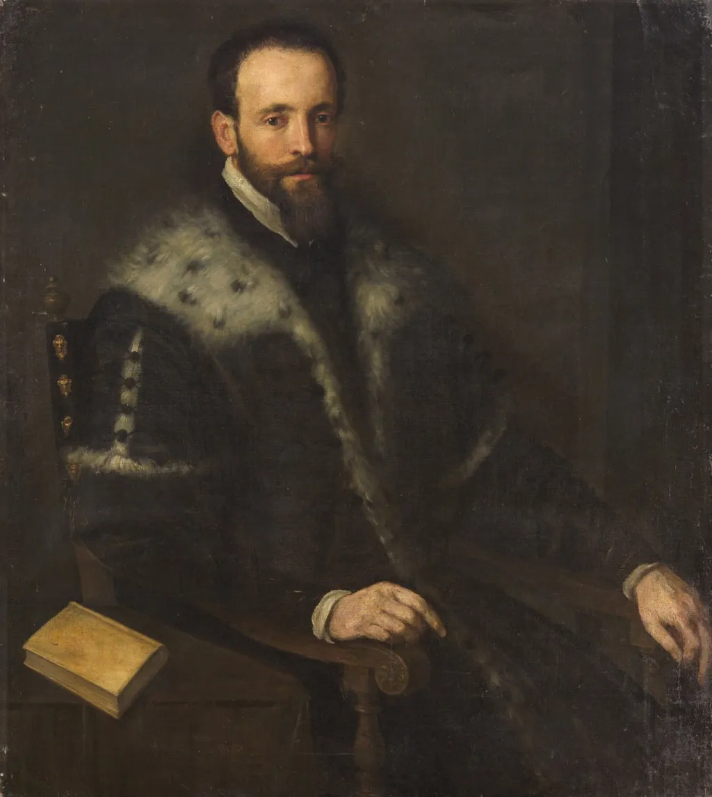 Bildnis eines Mannes im Lehnstuhl, by Unknown, unspecified, 1590