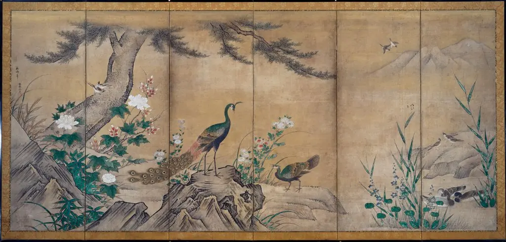 Birds and Flowers, by Unknown