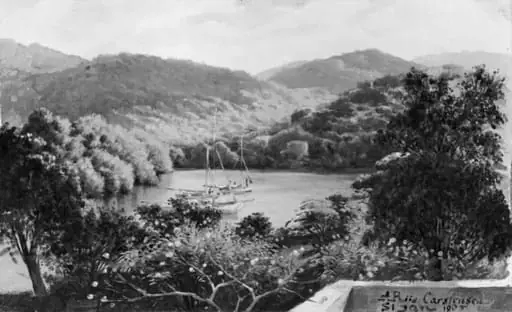 Bjergsø på St. Jan, by Unknown