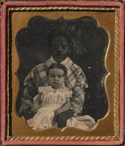 Black Woman and White Child, by Unknown