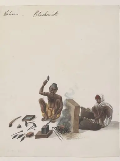 Blacksmith, by Unknown