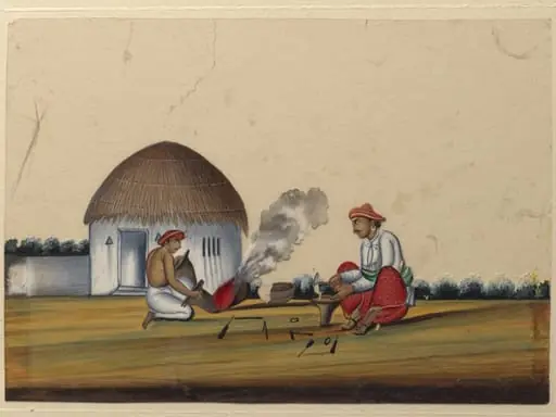 Blacksmiths, by Unknown