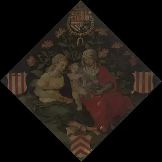 Blazon of the Lier Chamber of Rethoric "Het jenetten bloemken", by Unknown, 1561