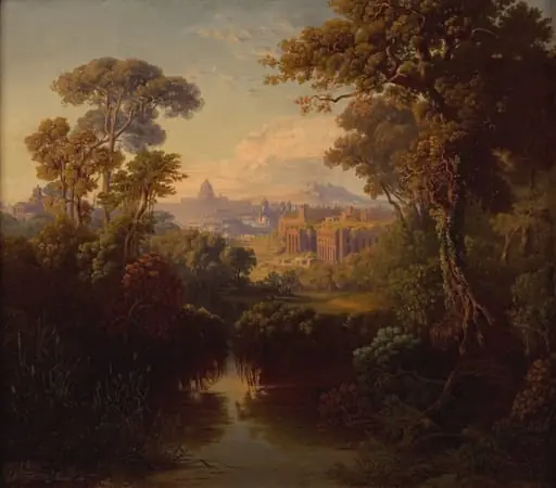 Blick auf Rom, by Unknown
