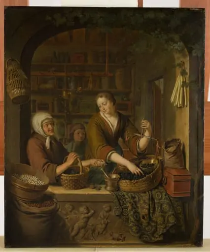 Blick in einen Laden, by Unknown
