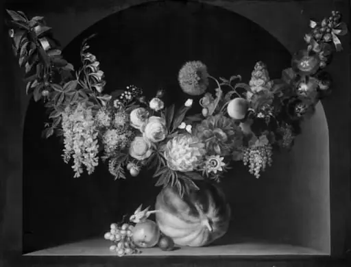 Blomsterguirlande, by Unknown