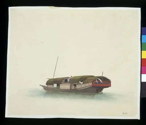 Boat Going to Four Directions, by Unknown