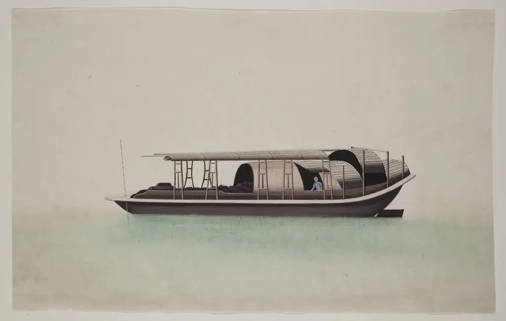Boat with Boatman, by Unknown