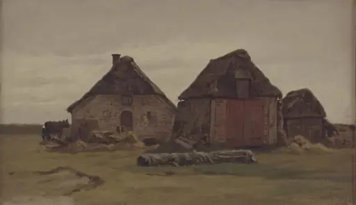 Bondehuse, by Unknown