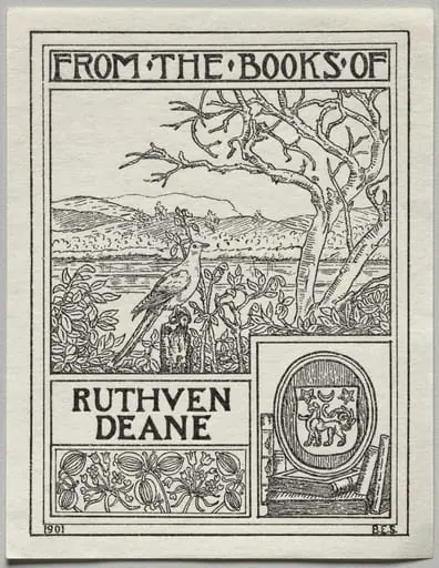 Bookplate: Ruthven Deane, by Unknown